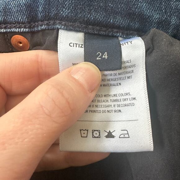 Citizens of Humanity Elsa Slim Fit Crop Jean Night Tide Wash - Picture 6 of 10